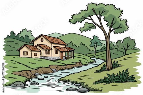 house in the woods