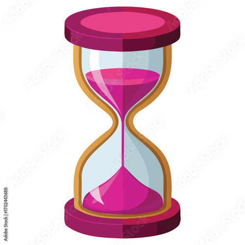 Classic Sand Timer Illustration