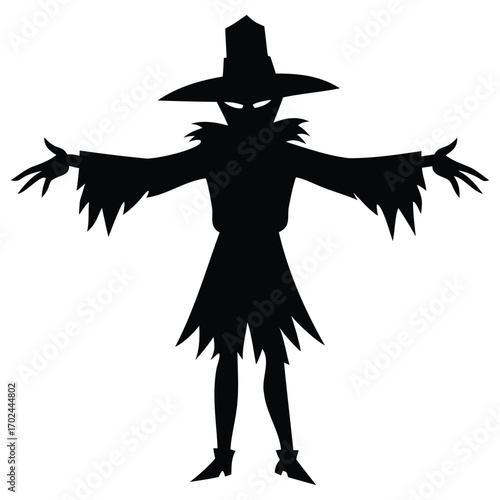 Scarecrow Farm Silhouette