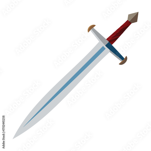 Scottish Claymore Sword Illustration