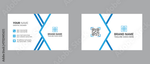 business card design for corporate business, professional and modern visiting card design.