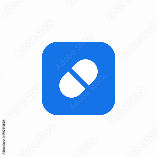 pill capsule icon sign vector