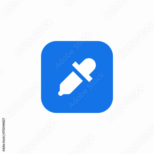 pipette drop icon sign vector
