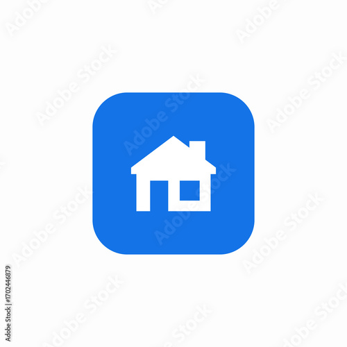 real estate house icon sign vector