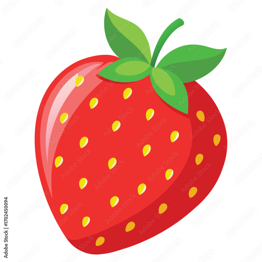 Obraz premium Fresh Strawberry Illustration