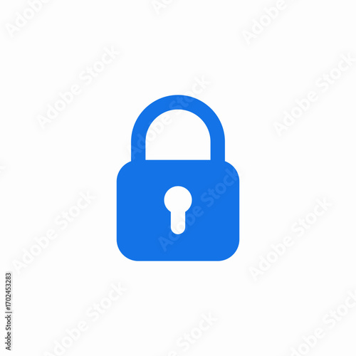 lock safety icon sign vector