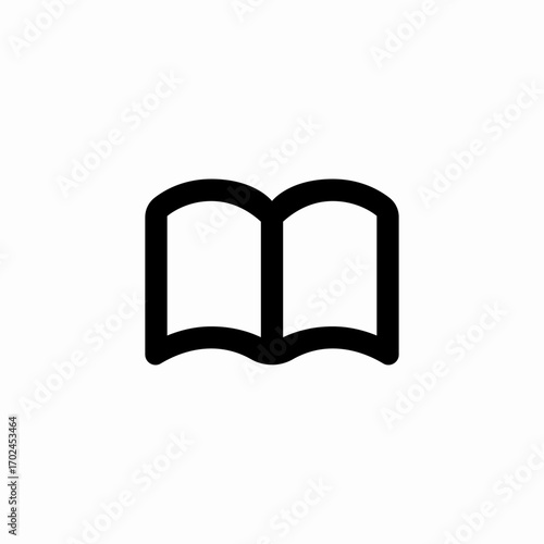 open book icon sign vector