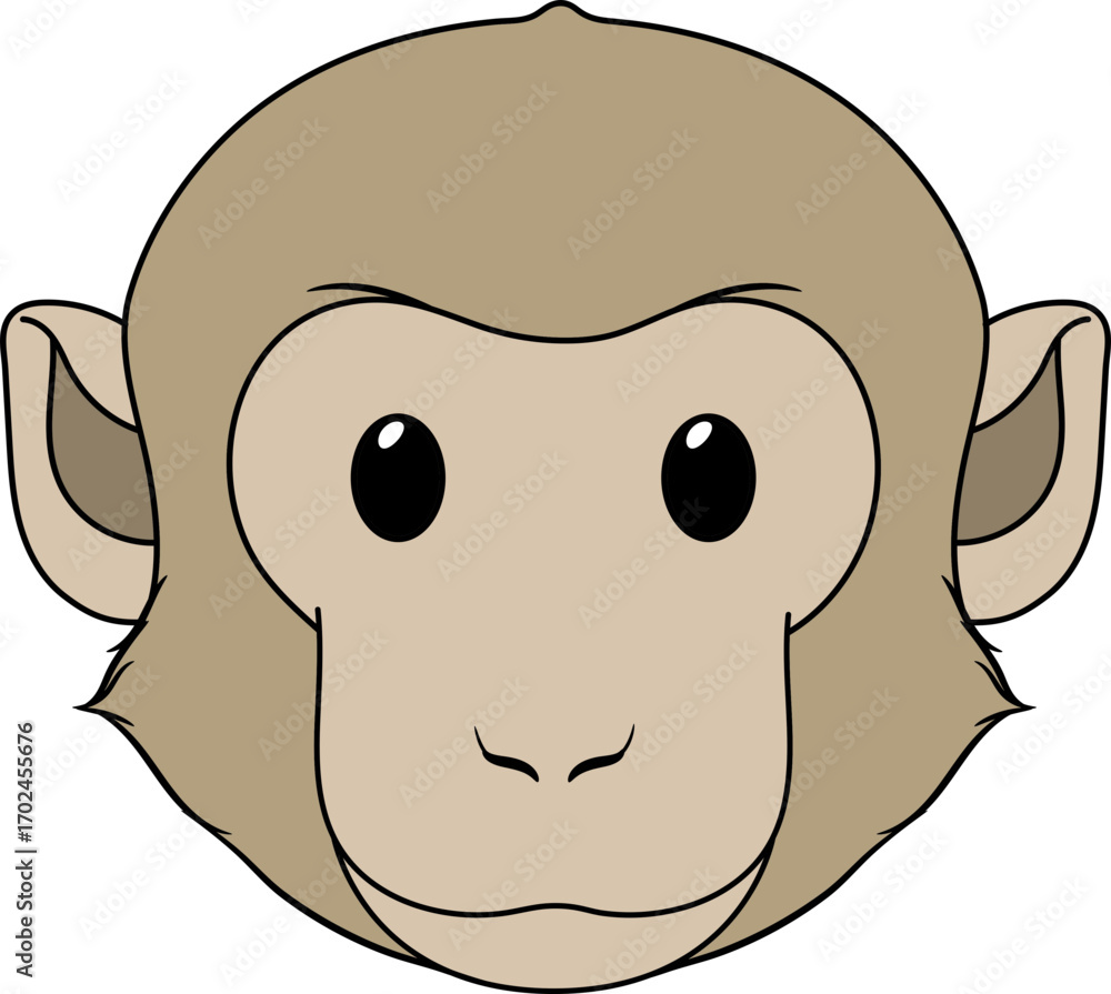 Fototapeta premium 원숭이 12간지 12지신 띠