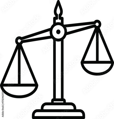 Vector, illustration, finance, scale, poster, balance, abstract background