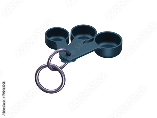 coffee measuring spoon icon 3d illustration render