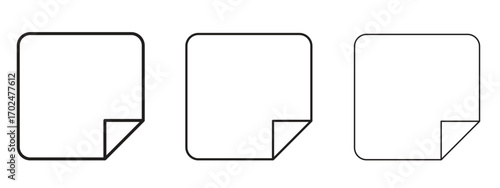 Nicotine patch icon, outline sign, linear symbols