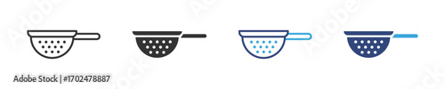 Strainer icon set, sieve icon , vector illustration, 