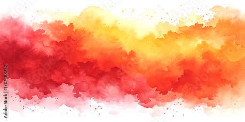 Abstract multicolor rainbow watercolor textured background. Abstract watercolor drawing on a paper image .Artwork for creative banner, card, template, design vector.