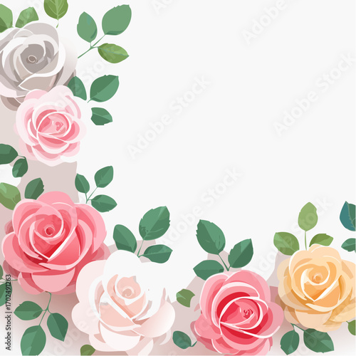 Hintergrund Rosen