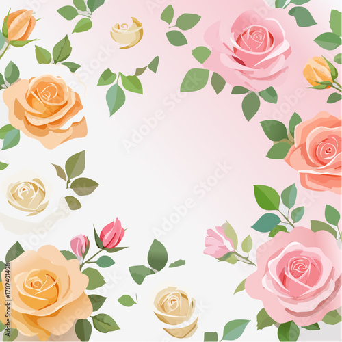 Hintergrund Rosen
