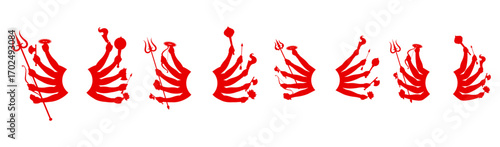 Maa Durga with Ten Hands – Symbol of Power and Divinity
