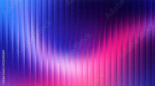 Abstract vertical stripes of blue and pink light
