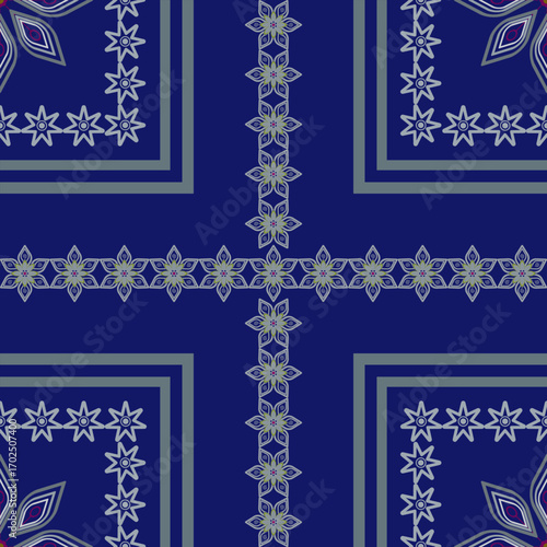 geometric ethnic pattern vector design
