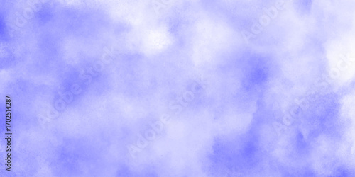 Abstract blue watercolor paint on white paper background, light sky blue watercolor aquarelle paint paper textured, classic hand painted blue watercolor background for design.