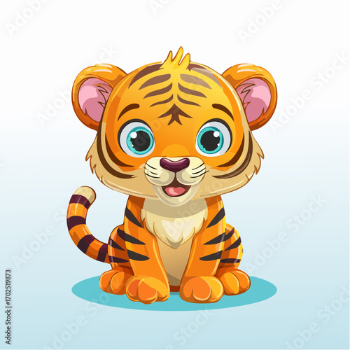 Niedliches Tigerbaby