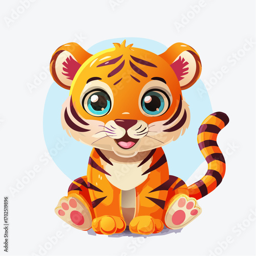 Niedliches Tigerbaby