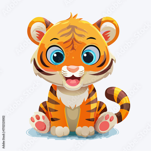Niedliches Tigerbaby