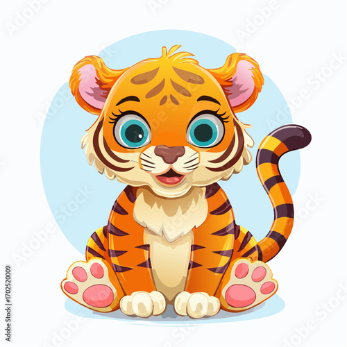 Niedliches Tigerbaby