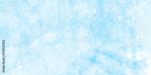 Pastel sky blue paper texture pattern background, light sky blue shades watercolor background, Abstract blue sky water color background Illustration, texture for design breathtaking panorama.