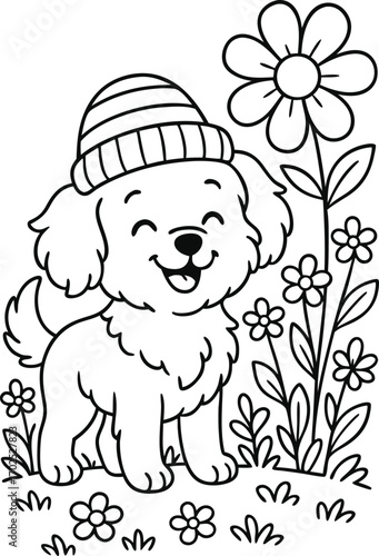 dog coloring page 24.eps