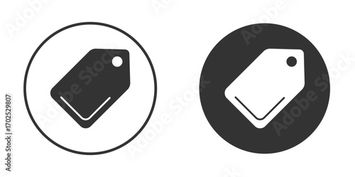 Tags icon flat illustrations. vector art.