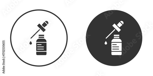 Serum icon flat illustrations. vector art.