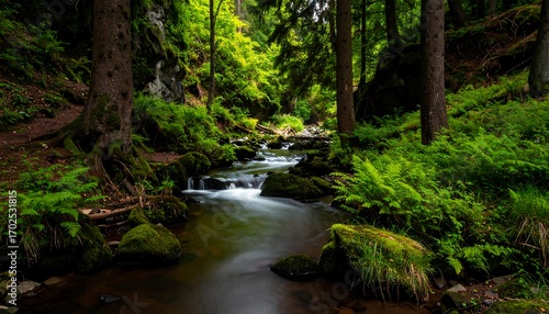 Lush forest stream (3)