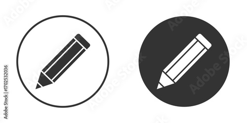 Pencil icon flat illustrations. vector art.