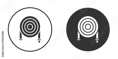 Hose icon flat illustrations. vector art.