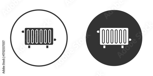 Conditioner heater icon flat illustrations. vector art.