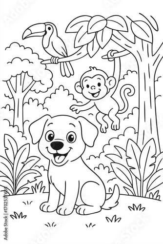 dog coloring page 50.eps