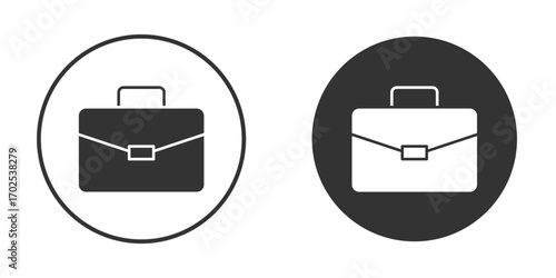 Briefcase icon flat illustrations. vector art.