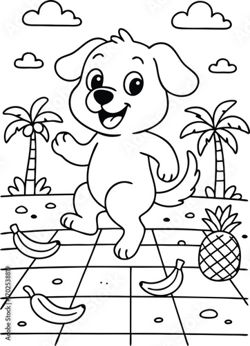 dog coloring page 54.eps