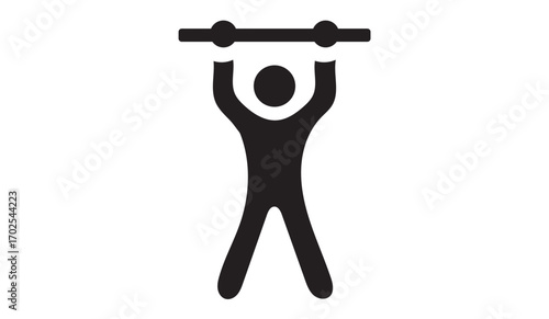 Man with Dumbbells, Fitness Training, Gym Exercise, Strength Workout, Healthy Lifestyle
