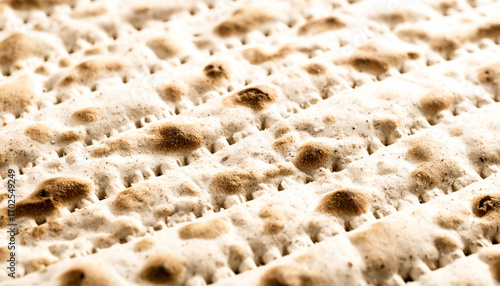 Wallpaper Mural Macro Closeup of Matzah Texture and Perforations. Passover Jewish Festival. Generated Image Torontodigital.ca