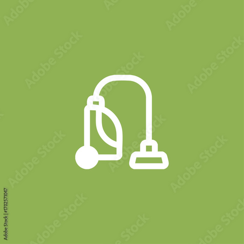 Vaccum cleaner icon logo flat vector design