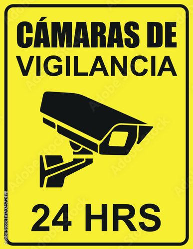 Rotulo para imprimir cámaras de vigilancia