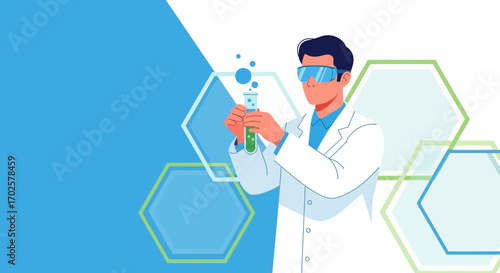 Scientist Conducting Research, Scientific Experiment, Healthcare Laboratory, Medical Concept