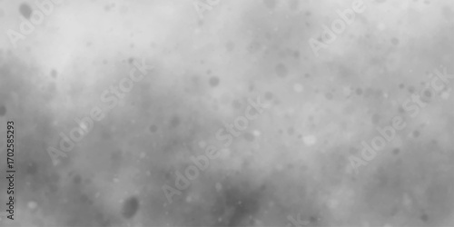 Abstract grayscale depiction of a cosmic nebula, snowfall bokeh background, abstract black snowflake background, Snow realistic falling on black background .