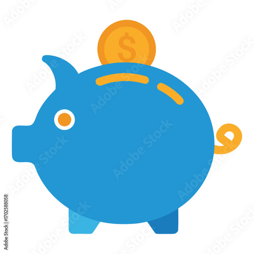 Savings icon. Save money vector icon.
