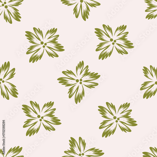 Vector design solid flower all over seamless pattern wrapping paper design, digital image printing factory textile
