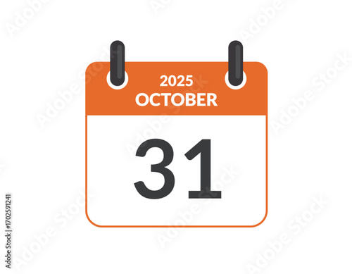 Date 31 October 2025 year calendar day