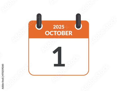 Date 1 October 2025 year calendar day