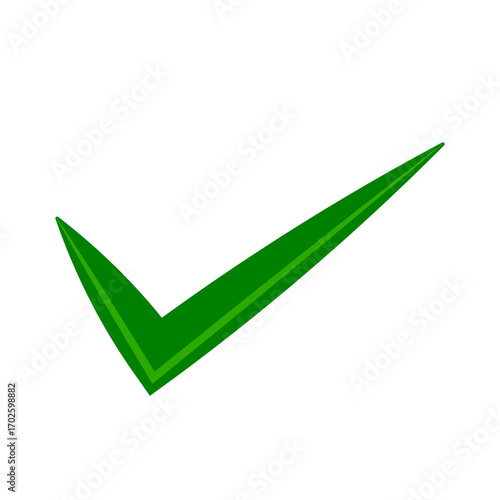 Free Download A green checkmark icon or tick symbol. A modern, flat design representing 'yes,' 'correct,' 'success,' and 'approved.' A graphic for checklists and confirmation messages, an isolated clip art element. - GFXLoad