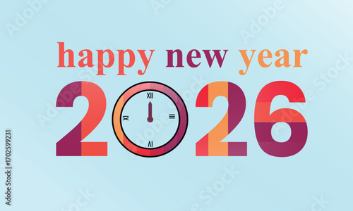 happy new year 2026 Celebration design  with templates for social media, 2026 poster, cover, bannera